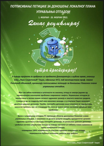 GACKO - Danas recikliraj sutra prosperiraj