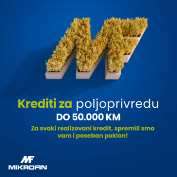 Mikrofin nastavlja tradicionalnu podršku poljoprivrednicima