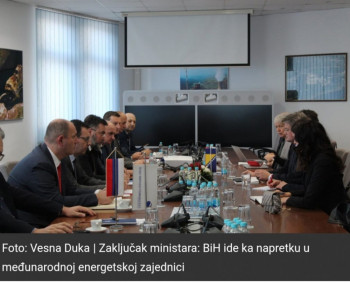 Zaključak ministara: BiH ide ka napretku u međunarodnoj energetskoj zajednici
