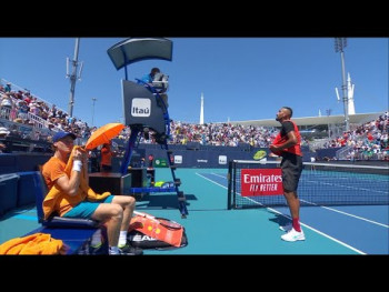 Kirjos pitao sudiju da li je normalan pa lomio rekete