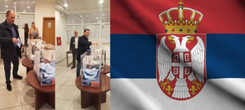 Градоначелник Требиња гласао у Конзуларној канцеларији Републике Србије у Требињу