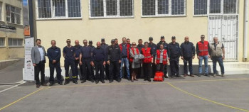 Održana vježba evakuacije i spašavanja usljed požara danas u Osnovnoj školi ,,Vuk Karadžic”