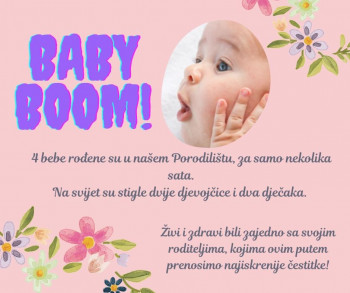 Бејби  буму Требињу: За неколико сати рођене четири бебе