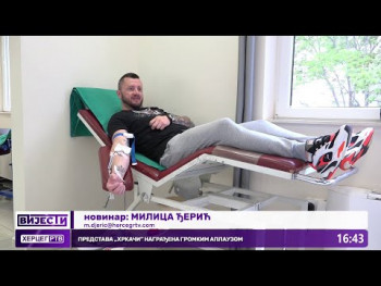Dobrovoljni davaoci krvi: Navijači Crvene Zvezde ''Republika Srpska'' (VIDEO)