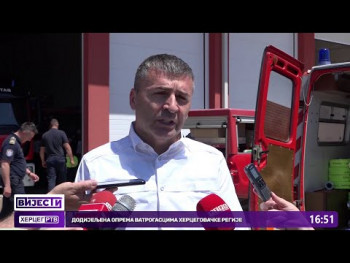 Додијељена опрема ватрогасно-спасилачким јединицама херцеговачке регије