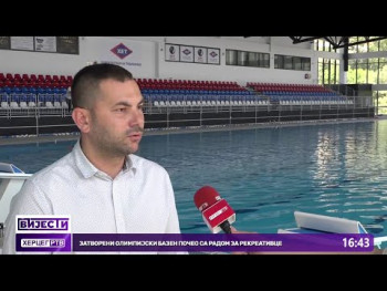 Zatvoreni olimpijski bazen počeo sa radom za rekreativne korisnike