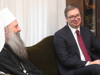 Patrijarh Porfirije i episkopi danas kod Vučića
