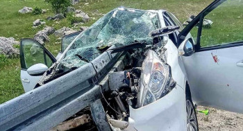 Svi teško povrijeđeni: Djeca na intenzivnoj, u pripravnosti helikopter, ženu transportuju za Podgoricu