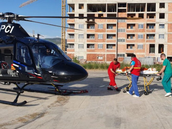 Povrijeđeni dječak helikopterom prebačen iz Trebinja u Banjaluku