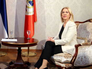 Предсједница Српске данас у Фочи