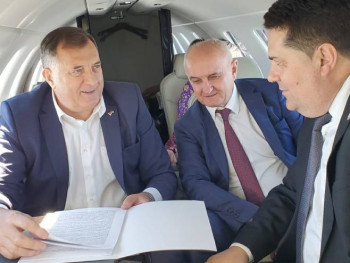 Dodik, Đokić i Stevandić na putu za Brisel; Konsultacije pred sastanak 