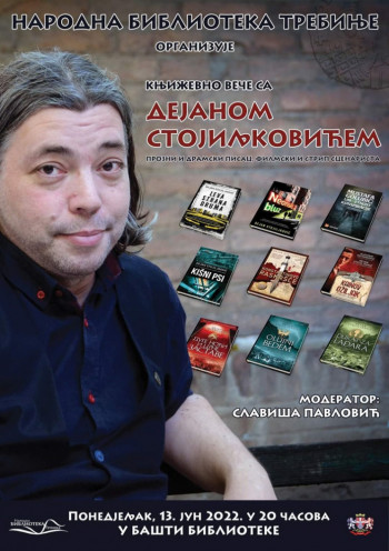 U trebinjskoj biblioteci gostuje Dejan Stojiljković