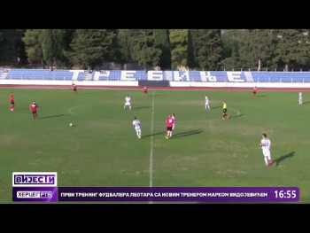 Први тренинг фудбалера Леотара са новим тренером Марком Видојевићем (ВИДЕО)