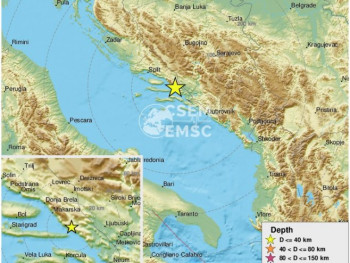 Četiri zemljotresa u Dalmaciji