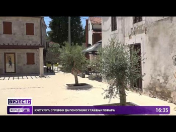 Nastavlja se uređenje Trebinja, u Starom gradu posađena tri stabla maslina (Video)