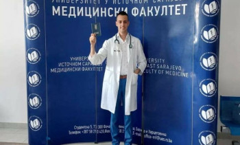 Сава Милојевић из Билеће најмлађи доктор медицине у Српској
