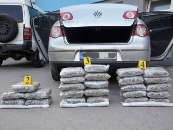 Foča: Uhapšena dva lica, zaplijenjeno 27 kilograma marihuane (FOTO)