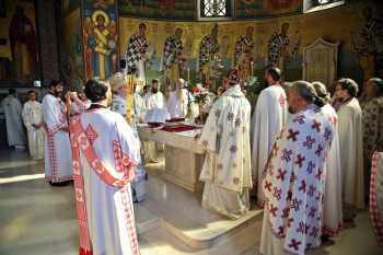 Светом литургијом почела прослава Светог Преображења - крсне славе Требиња