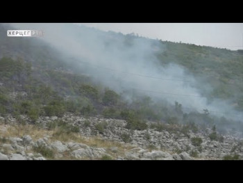 I dalje gori na Leotaru, širi se požarna linija (VIDEO)