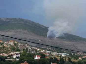 Kašiković: Požar na istočnim obroncima planine Leotar još nije pod kontrolom