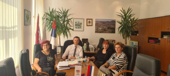 Sastanak članova Udruženja porodica umrlih boraca VRS Trebinje sa gradonačelnikom Ćurićem