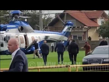 Dodik dočekao Vučića u Bijeljini (VIDEO)