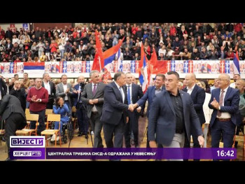 Централна трибина СНСД-а одражана у Невесињу(видео)