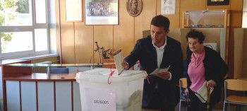 Nebojša Vukanović glasao u Gimnaziji ''Jovan Dučić''