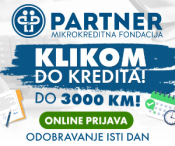 Partner MF klikom do kredita  do 3.000,00 KM