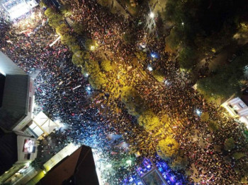PU Banjaluka: Skup protekao mirno, okupilo se 50.000 građana