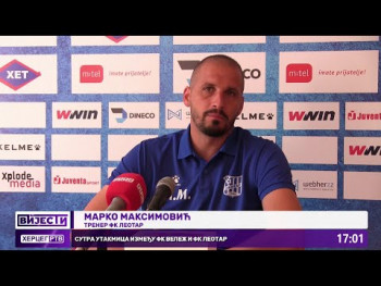 Sutra utakmica između FK Velež i FK Leotar