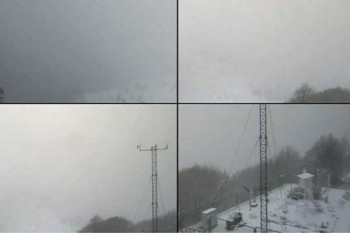 Na planinskim vrhovima u Hrvatskoj pada snijeg