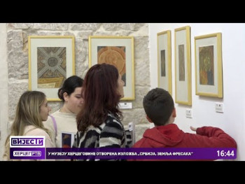 У Музеју Херцеговине отворена изложба „Србија, земља фресака“