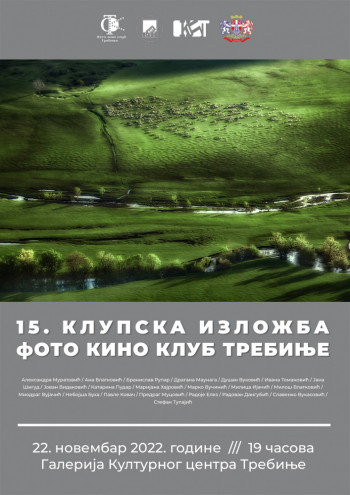 NAJAVA: 15. KLUPSKA IZLOŽBA FOTO – KINO KLUBA TREBINJE