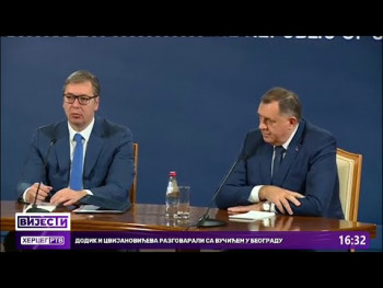 Dodik i Cvijanovićeva razgovarali sa Vučićem u Beogradu