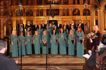 Crkveni hor Sveti Vasilije Tvrdoški i Ostroški učestvovao na festivalu horske muzike u Sarajevu  (FOTO)