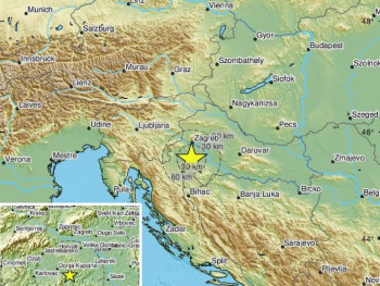 Zemljotres kod Glinske Poljane