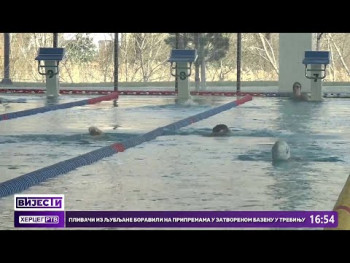 Plivači iz Ljubljane boravili na pripremama u Trebinju (VIDEO) 