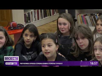 Trebinjski osnovci poklonili knjige Narodnoj biblioteci (VIDEO)