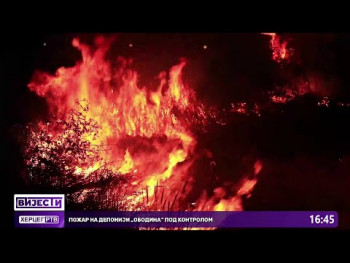 Požar na deponiji „Obodina“ pod kontrolom (VIDEO)