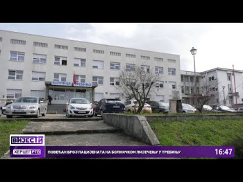 Povećan broj pacijenata na bolničkom liječenju u Trebinju (VIDEO)