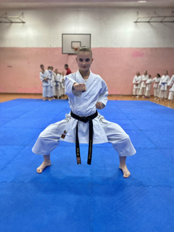 Saška Ilić među najmlađim majstorima karatea u Srpskoj