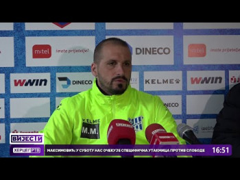 Maksimović: U subotu nas očekuje specifična utakmica protiv Slobode (VIDEO)