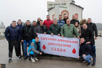 Gačanin Miroslav Vuković Hrgo krv darivao 85 puta: Humanost nagrađena blagodarjem