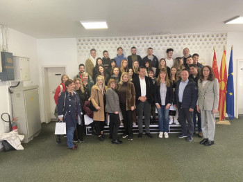 Trebinjski gimnazijalci na susretima gimnazija Evrope u Skoplju / FOTO /