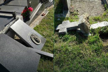 Uhapšen muškarac koji je oštetio pet spomenika na pravoslavnom groblju u Sarajevu