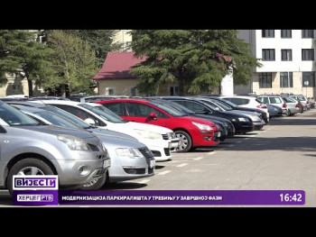 Modernizacija parkirališta u Trebinju u završnoj fazi (Video)