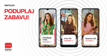 Dupli net uz telefone na rate za duplu zabavu! Uživaj u bonusima mobilnog interneta u m:tel Pretplata tarifama