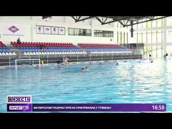 Vaterpolisti Crne Gore, pred put u Japan, na pripremama u Trebinju ( video )