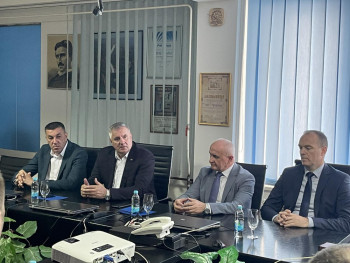 Višković i Đokić sa rukovodstvom HET-a; Danas počinju glavni radovi na HE Dabar
